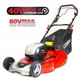 Cobra RM51SP80VX 20" Twin 40V Max+ Cordless Rear Roller Lawnmower